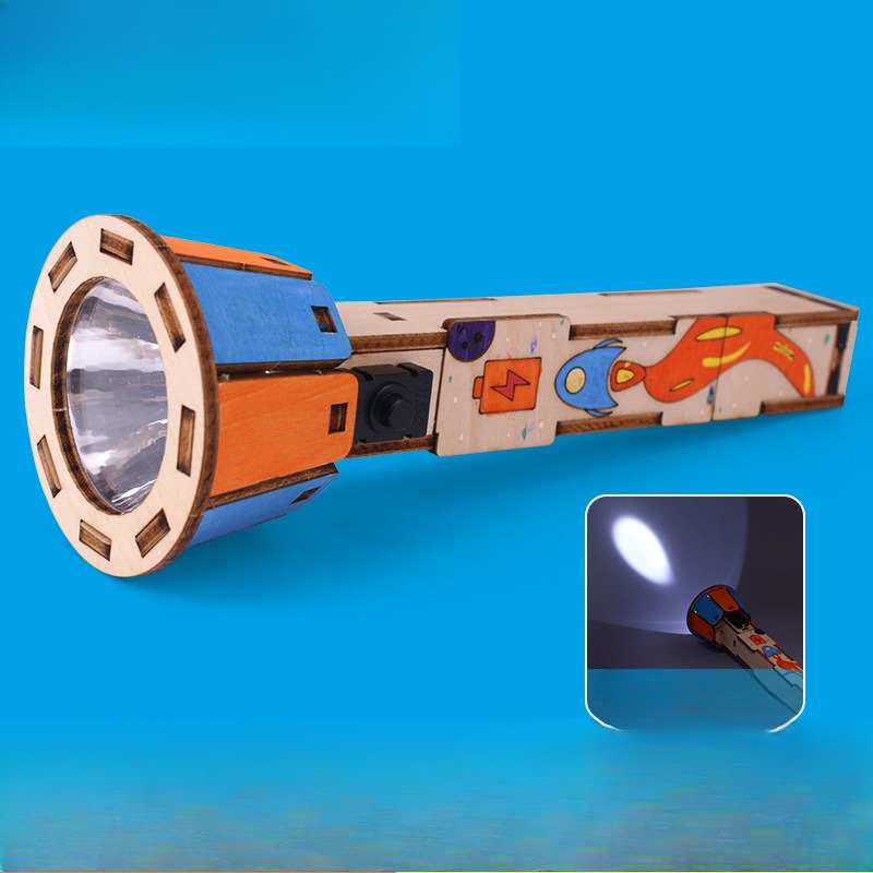 Diy Electronics Projects For Kids - Kit torcia in legno fai-da-te Esperimento