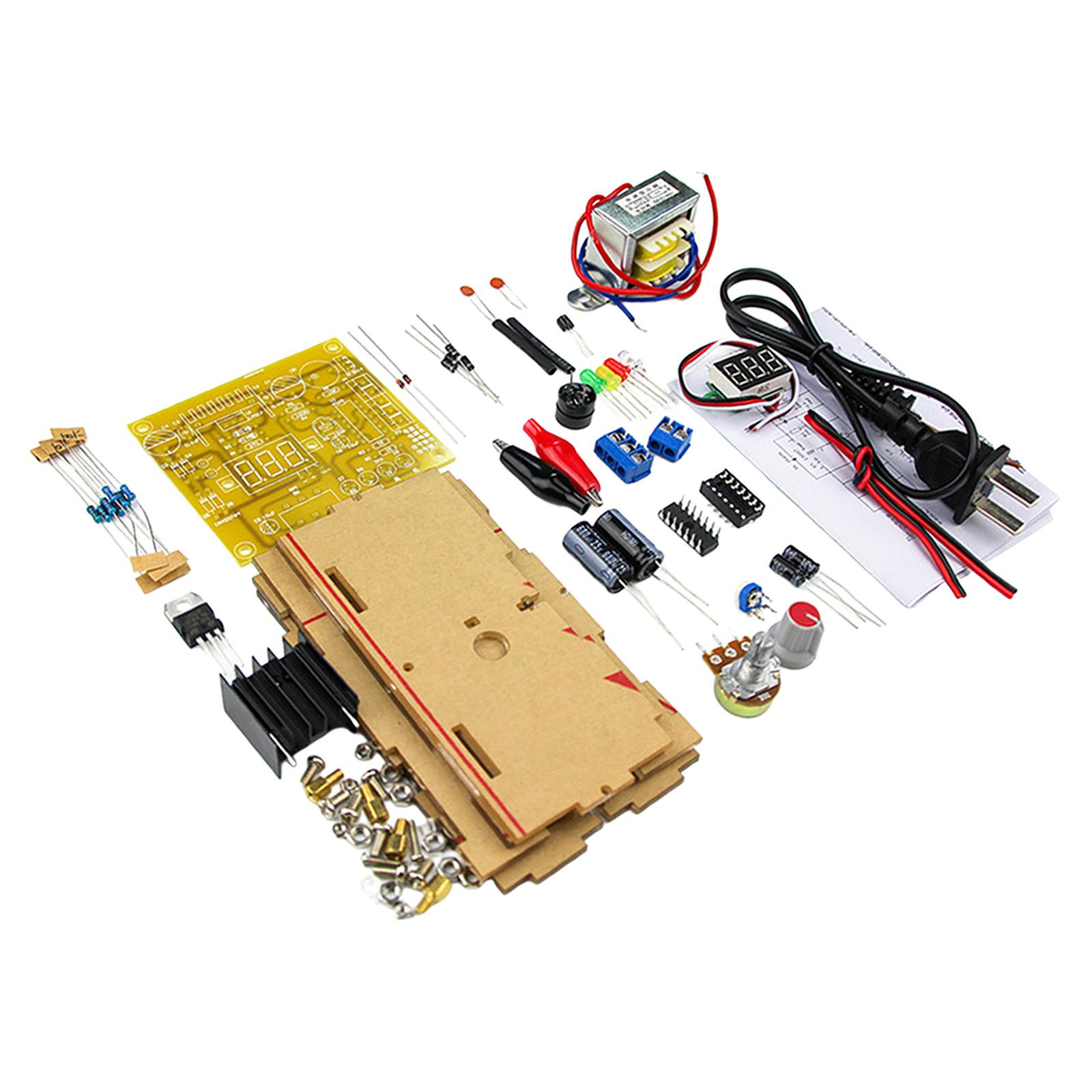 Diy Electronics Workshop - Scheda di Alimentazione Regolabile LM317, Kit