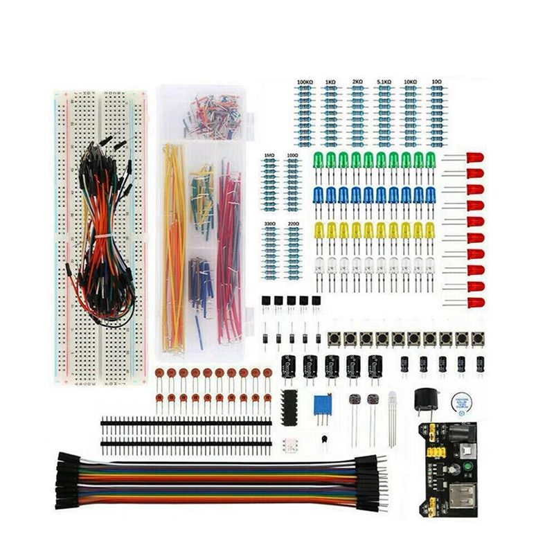 Diy Electronics Starter Kit - Kit di Avvio Progetti Fai-da-te T23C