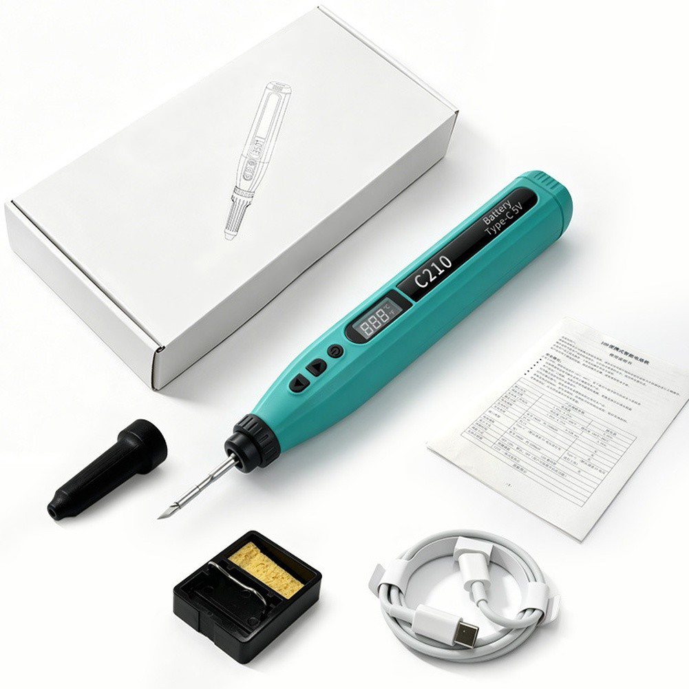 Diy Electronics Hobby - Set di saldatore digitale USB intelligente,