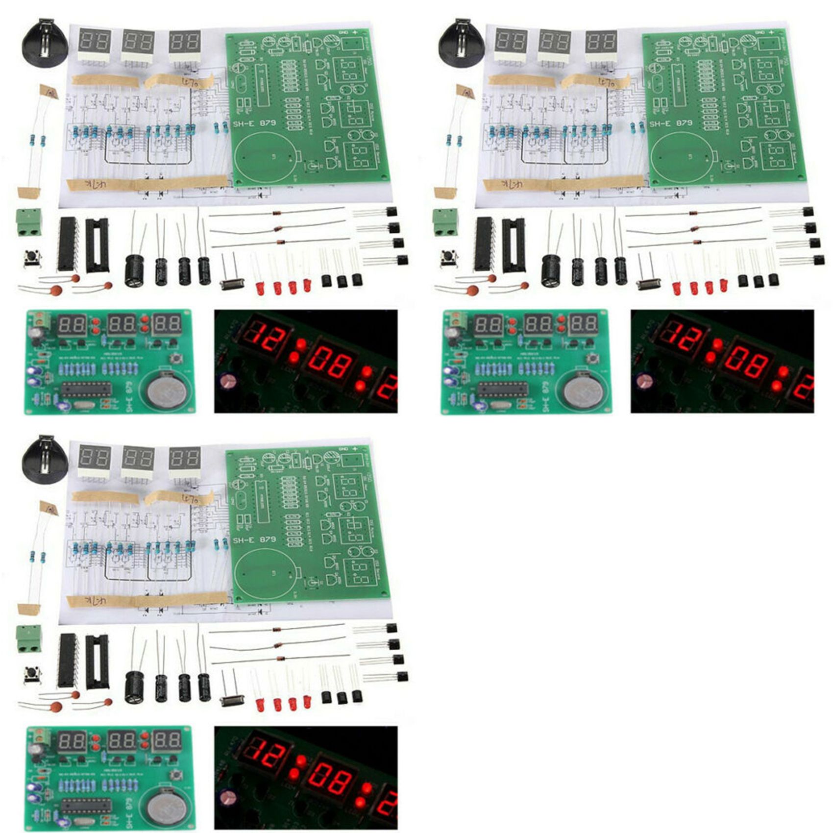 Diy Electronics Flux - Kit Fai-da-Te T31C-3 con Display LED