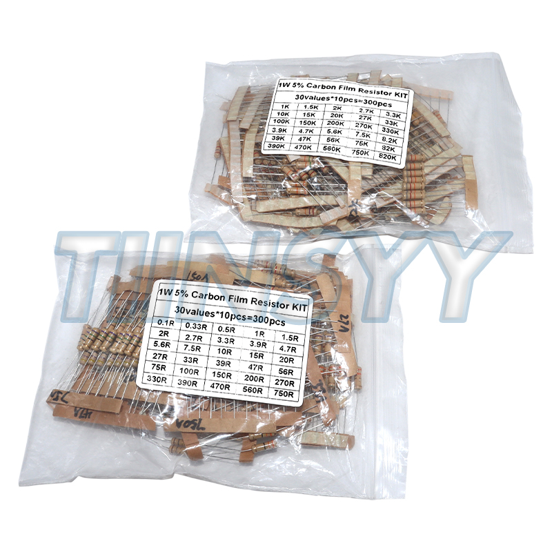 Diy Home Electronics Projects - Kit di 300 Resistori 1W 5%