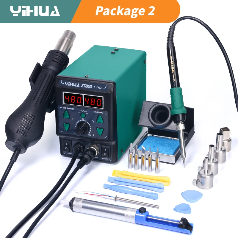 Diy Electronics Hobby - YIHUA 8786D Saldatore Stazione di saldatura