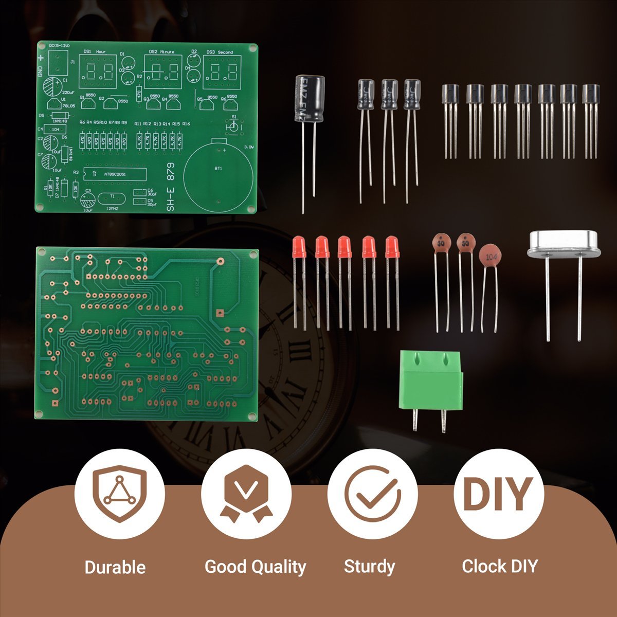 Diy Electronics Flux - A003 AT89C2051 6 Display LED digitale