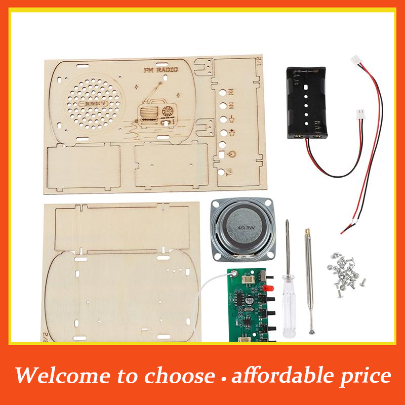 Diy Electronics Projects For Kids - Kit Radio FM in Legno Fai-da-Te,