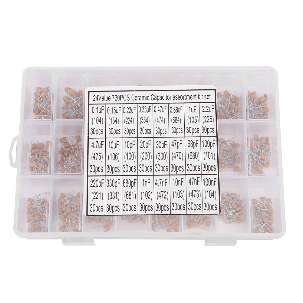 Capacitor Kit Assortment - Kit assortito di condensatori ceramici da