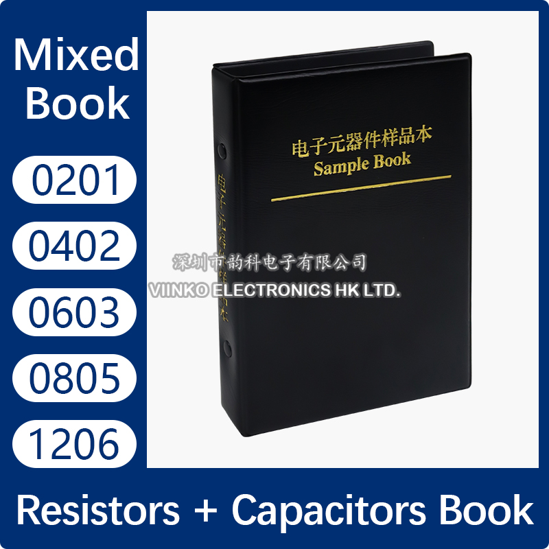 Capacitor Kit Assortment - Resistore condensatore Libro misto 0201 0402