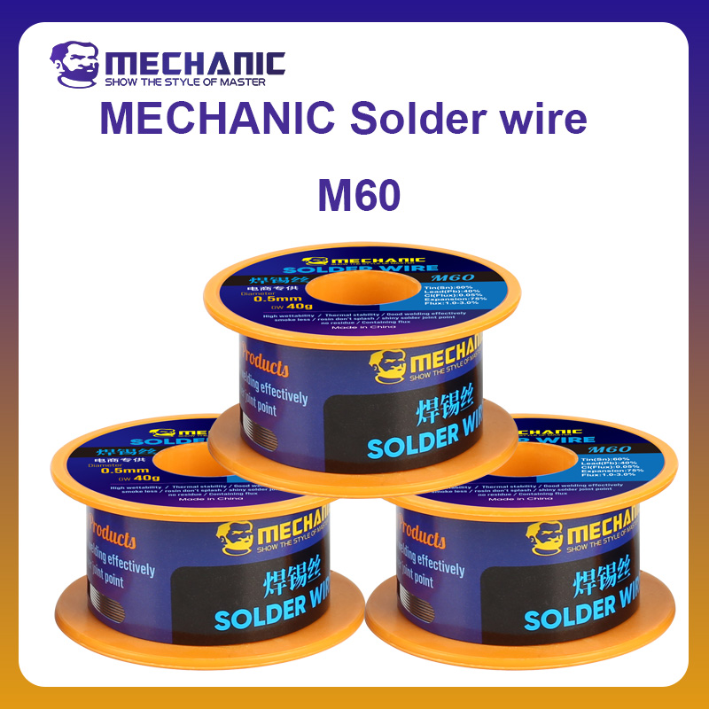 Diy Electronics Flux - Filo per Saldatura Ufficiale MECHINC M60