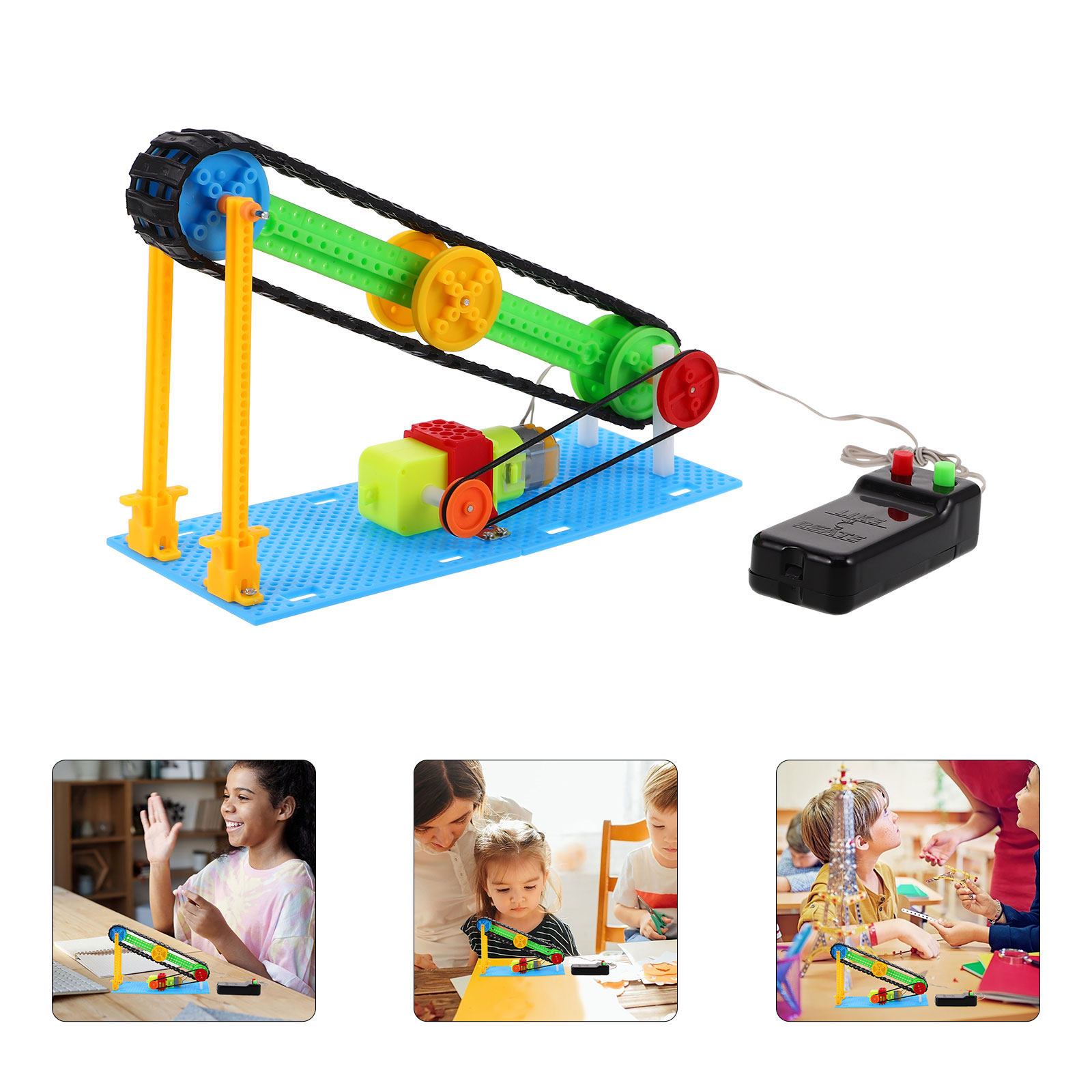 Diy Electronics Projects For Kids - Kit Nastro Trasportatore Elettrico per Esperimenti