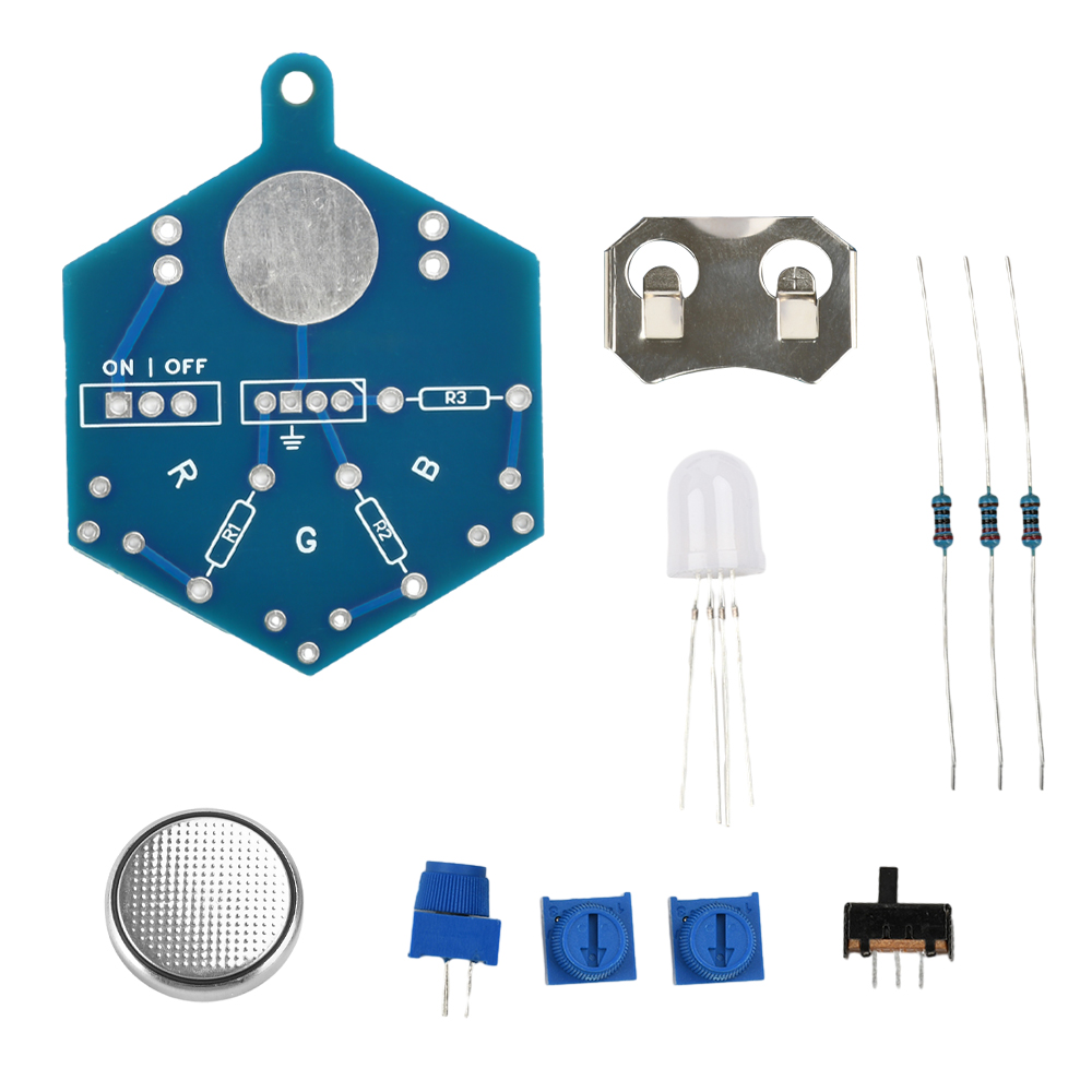 Diy Electronics Lab - Circuito luminoso a LED RGB Pratica