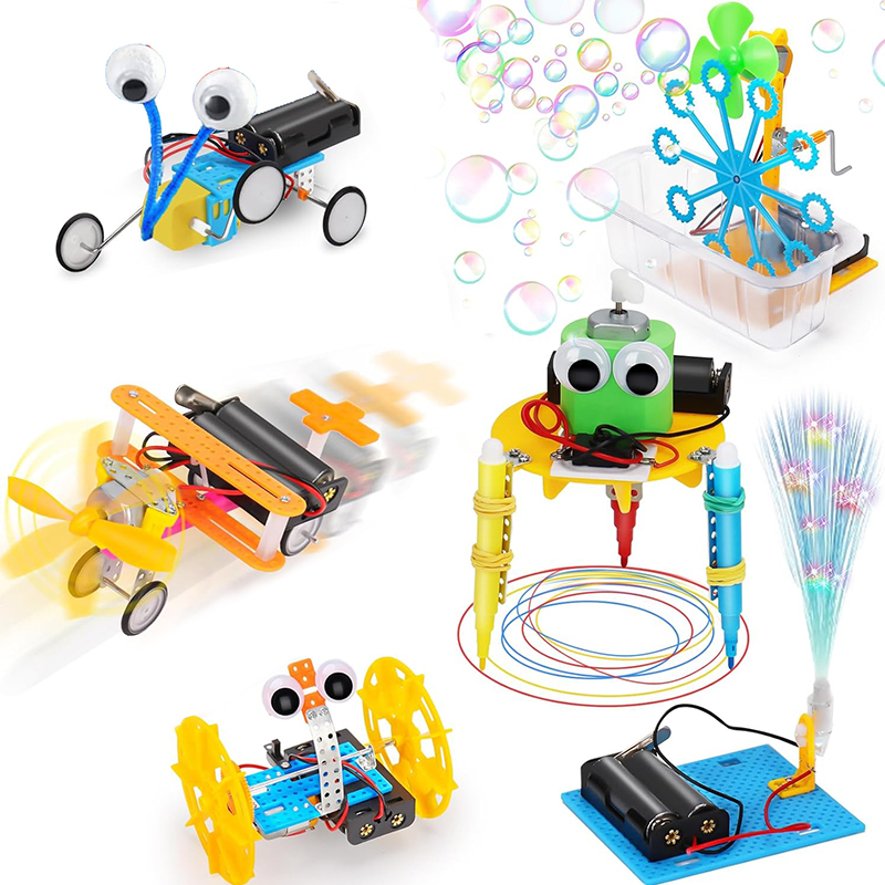 Diy Electronics Projects For Kids - Kit Scientifico 6in1 per Bambini, Blocchi