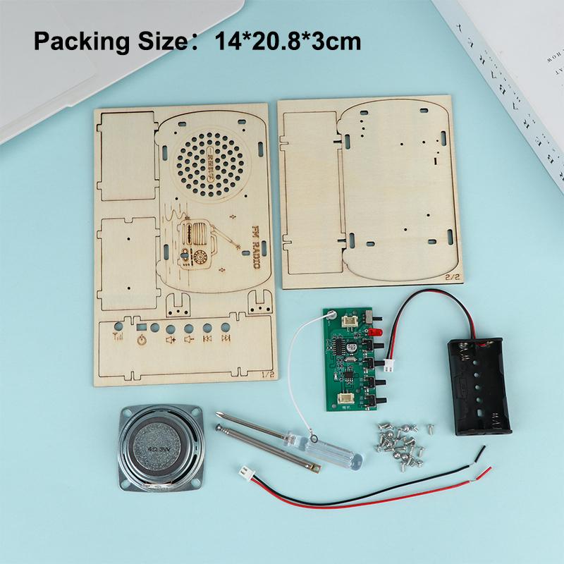 Kit Radio FM in Legno Fai-da-T - Diy Electronics Projects For Kids recensione e prezzo