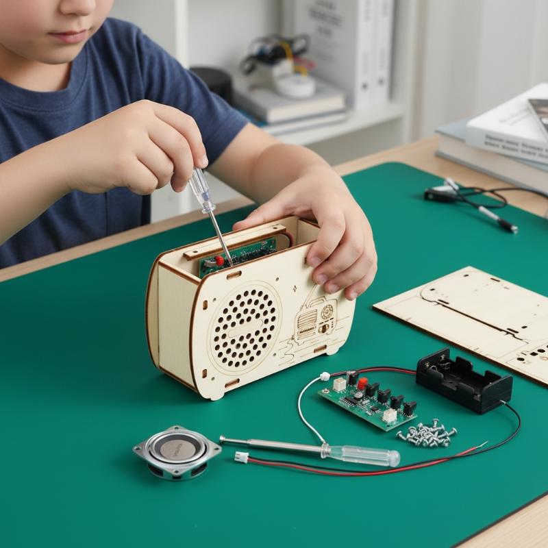 Kit Radio FM in Legno Fai-da-T - Diy Electronics Projects For Kids recensione e prezzo