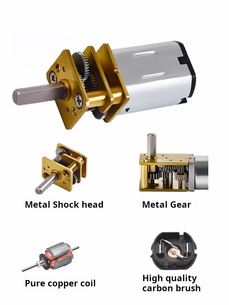 6V 12V 15-6000RPM GA12-N20 DC  - Diy Electronics Motor recensione e prezzo
