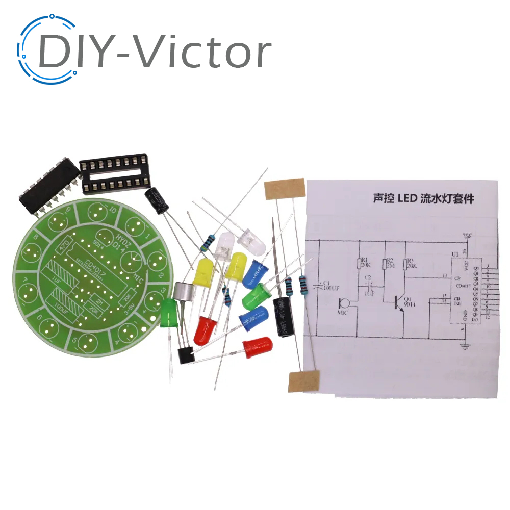 CD4017 controllo vocale colora - Diy Electronics Lab recensione e prezzo