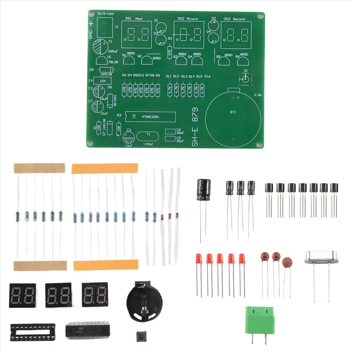 A003 AT89C2051 6 Display LED d - Diy Electronics Flux recensione e prezzo