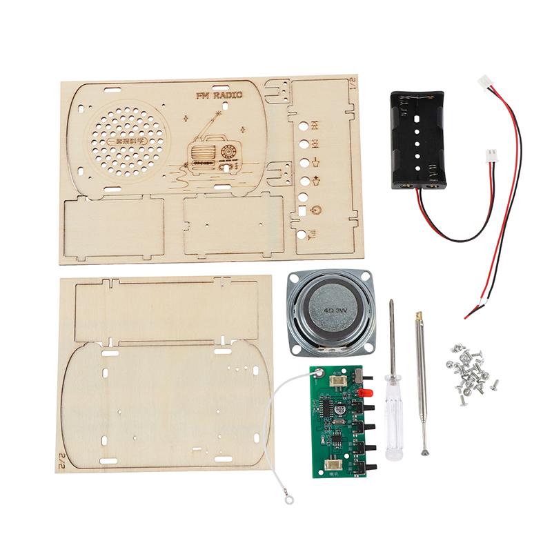 【BS】Kit Radio FM in Legno Fai- - Diy Electronics Projects For Kids recensione e prezzo
