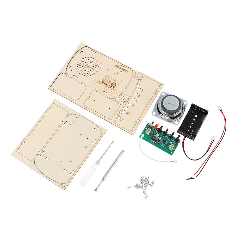 【BS】Kit Radio FM in Legno Fai- - Diy Electronics Projects For Kids recensione e prezzo