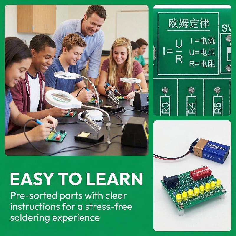 Kit di Pratica per Saldatura E - Diy Electronics Lab recensione e prezzo