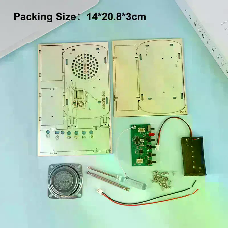 Kit Radio FM in Legno Fai-da-T - Diy Electronics Projects For Kids recensione e prezzo