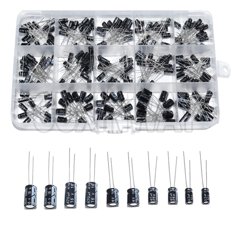 200 pz 15 Valori 10 V 16 V 25  - Capacitor Kit Assortment recensione e prezzo