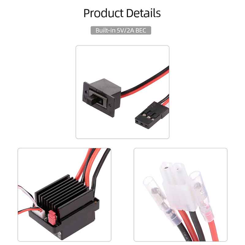 NEEBRC 320A Spazzolato ESC 60A - Diy Electronics Motor recensione e prezzo